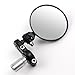 Motorcycle Chrome Plated Billet Aluminum Outside Rearview Side View Mirrors Multi Angle Adjustable Blindsight Rearview Handle Bar End Convex Universal Fit For Ducati Monster 796 848 1198