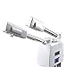 AceFox Professional 5in1 Hot Warm Cold Standing Facial Steamer with Ozone + Table LED Magnifying Lamp for Beauty Salon Spa