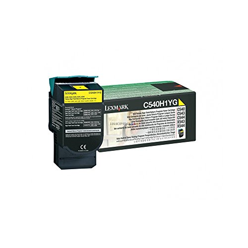 Lexmark C540H1YG C540, C543, C544, X543, X544 Tonerkartusche 2.000 Seiten Rückgabe, gelb