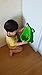 Vktech Stylish PP Frog Children Stand Vertical Urinal Wall-Mounted Urine Groove (Green)
