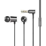 Kopfhörer Doosl In Ear Kopfhörer 3.5mm Plug Sport Stereo Earbuds Ohrhörer mit 1,2m Kabel Noise Cancelling Musik Kopfhörer für iOS/Android Smartphones, Tablets-Schwarz