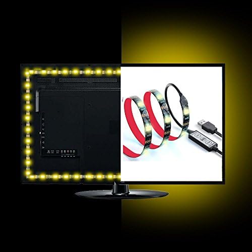 Autai Mood Light TV Kit RGB USB TV Backlight IP65 Waterproof With Mini Online Controller(90cm USB cable + 200cm LED strip + online mini controller)