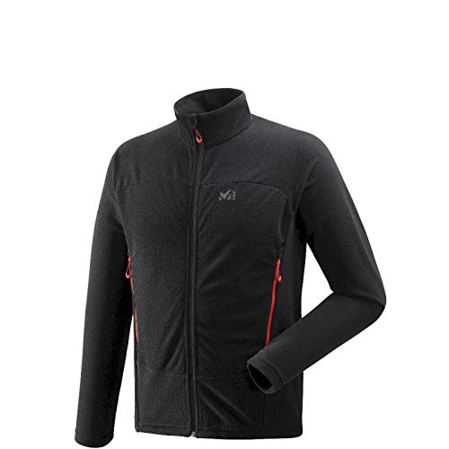 Millet Vector Grid JKT Polaire Homme, Black , FR : XS (Taille Fabricant : XS)