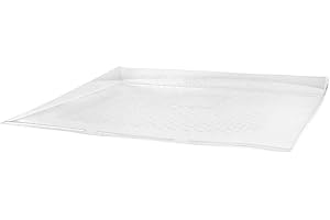 Eurosell Profi Bodenwanne Auffangwanne für Kühlschrank Wanne Tropfschutz 610 mm x 590 mm x 50 mm