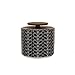 Orla Kiely Linear Stem STORAGE JAR SMALL Dark Grey, size: One size