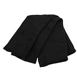 IDEAPRO 1 Pair Black Kevlar Sleeve 35cm Arm Protection Sleeve Cut Resitant Burn Resistant Anti Abrasion Safety for Garden Kitchen Farm Work