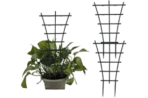 PMELCXD Soporte para Plantas Trepadoras 2 Piezas, estantes de Crecimiento de Plantas en macetas, utilizados para Mini Enredaderas, Hojas y estantes de Enrejado (expandibles y apilables)