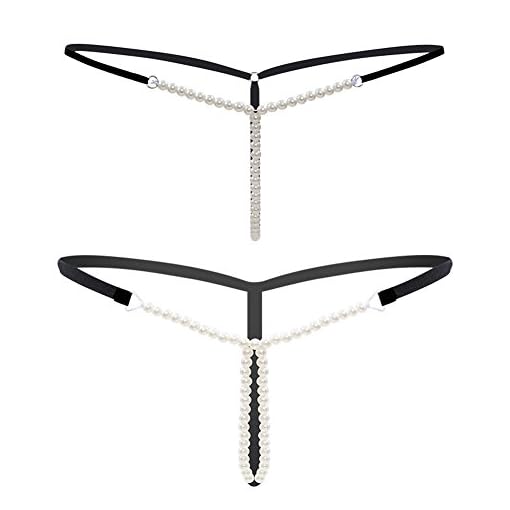 Nightaste-Perizoma-Sexy-da-Donna-T-Back-Mutandine-Perizoma-con-Perle-2-Modelli