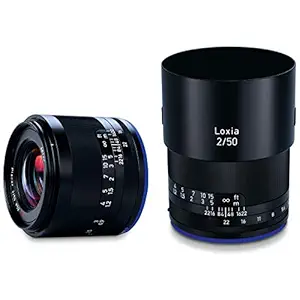 Carl Zeiss Loxia 2/50 Standard Camera Lens for Sony E-Mount Mirrorless Cameras, Black, (000000-2103-748)