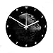 Produktbild Aux prix canons Den Preis Kanonen – Wanduhr Star Wars Planeten Mond schwarze Deco Glas