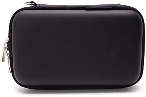 GUANHE Organisateur de Câbles Étui Housse Rigide pour les Accessoires Electroniques Pochette Rangement de Disque Dûr Sac d'Organisateur Multifonctionnel (Noir)
