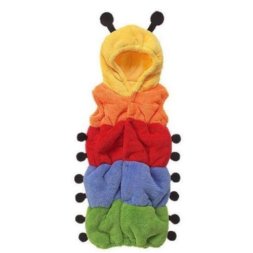 Museya Cute Colorful Caterpillar Shaped Double-layer Soft Fleece Baby Infant Toddler Sleeping Bag Sleep Sack Photography Prop