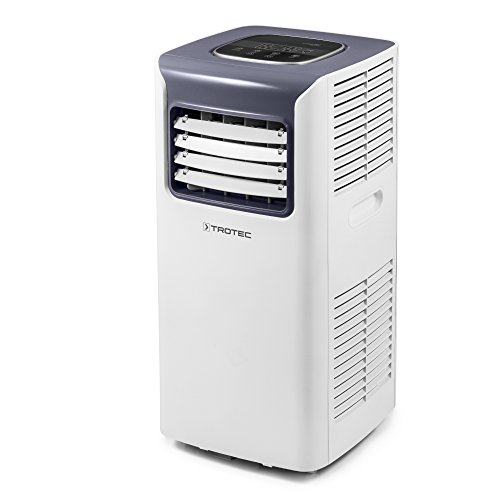 TROTEC Lokales mobiles Klimagerät Klimaanlage PAC 2010 S mit 2,0 kW / 7.000 Btu (EEK:A) 3-in-1-Klimagerät: Kühlung, Ventilation, Entfeuchtung / Inkl. Timer-Funktion, Fernbedienung, Luftreinigungsfunktion, einstellbare Luftausblasrichtung uvm. - 3