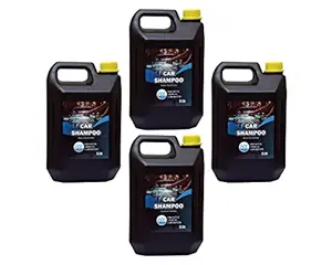 Clean Chem Extra Car Wash Shampoo for Car Care,5L (Pack of 4)