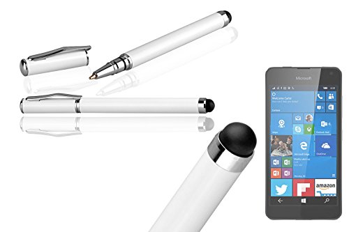 yayago Stylus Pen kapazitiv / Eingabe Stift mit Kuli für Microsoft Lumia 650