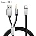 Produktbild iPhone 7 AUX Kordel, iPhone 7 Plus AUX Adapter, komost USB-Ladegerät, Lightning an 3,5 mm Stecker AUX Audio Cord Adapter für Auto Stereosound, Bluetooth-Lautsprecher, iPhone 7/7 Plus