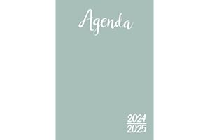 Agenda Scolaire 2024-2025: Vert Pastel | Journalier (une page par jour) | 12x17 cm | 300 pages | Couverture souple unie et brillante | sept 2024 – juil 2025 | Collège et Lycée | Etudiant | Français