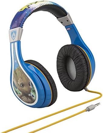 Marvel's Guardians of the Galaxy Vol. 2 | Movie Kid Friendly Groot Headphones with Built in Volume Limiting Feature