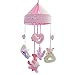 Produktbild SHILOH Deluxe Baby Plüsch Kinderbett Mobile mit 60 Songs Spieluhr und arm (Pink Love)