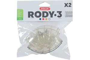 Zolux Tube coudé pour Cage Rongeur Rody3 - Roylounge - 2 Pieces
