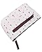 niceeshop(TM) Cute Multi Fuctional Floral Canvas Pencil Pen Case Bag (White)