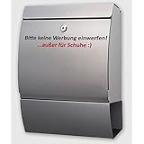 Lustiger Aufkleber/Sticker Spruch ***Bitte keine Werbung einwerfen! ...außer für Schuhe :)*** - (Größen und Farbauswahl)