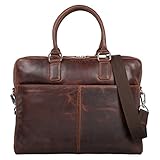 Aufteilung: Hauptfach mit 1 x Reißverschlussfach, 1 x Laptopfach, Organisationsleiste mit 1 x Handyfach (14 x 8 cm), 3 x Stiftehalter, 5 x EC-Karten Fächer | 1 x Reißverschlussfach vorne | 1 x Reißverschlussfach hinten