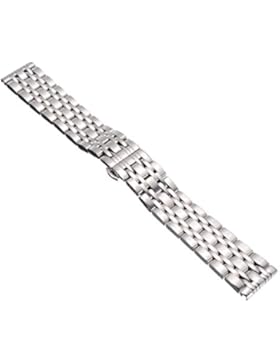 18/20/22mm Herren Damen Silber Stahl Edelstahl Quarz Wrist Uhren-Armband Uhrenarmbänder Uhrband Watch Band Watch...