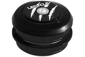 Juscycling 44/44mm Bike Headset, ZS44 Zero Stack, with Sealed Bearings for 1 1/8” (28.6mm) Straight Fork Steering Tube