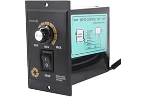 VIAGASAFAMIDO AC Regulator Speed Motor Controller, US-52 Motor Speed Controller AC 220V 50 60Hz 300 400W 500W AC Motor Speed Controller, Motor Speed Controllers (400W)