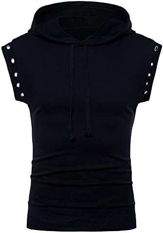 OXFLY Men's Hipster Hip Hop Hoodie Drawstring Tshirt