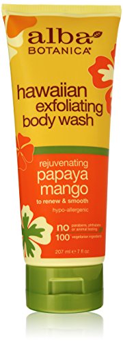 Papaya Mango Exfoliating Body Wash, 7 fl oz (200 ml)