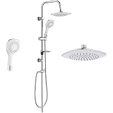 Krom Tepe Yağmurlama Duş Seti (Banyo Bataryası Dahil Değildir) (Bianco Duş Seti)