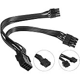 Alfais 4984 PCI-E 8 Pin Ekran Kartı Express Power G&uuml;&ccedil; &Ccedil;oklayıcı Y Kablosu