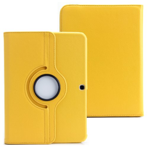 SVS 3in1 SET Tab S 10.5 360° Schutzhülle + Folie + Pen Samsung Galaxy Tab S SM-T800 / T801 / T805 Tasche Etui (Gelb) - 4