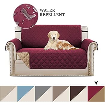 Amazon.de: KINLO Sofahusse 3 Sitzer 167x165 Weinrot sofa überwurf 100%