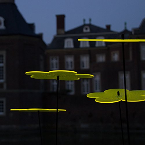 SUNPLAY „Sonnenfänger Blumen“ in GELB, 3 Stück je 10 cm Durchmesser im Set + 35 cm Schwingstäbe - 6