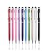Produktbild zoukfox® Eingabestift, 2 in 1 kapazitiver Eingabestift & Kugelschreiber für iPhone, Samsung, Tablet, alle kapazitiven Touchscreen-Gerät (10 Farbe)...