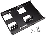 Corsair CSSD-BRKT2 - Tapa con tornillos para caja de ordenador (154 x 108 x 28 mm), negro