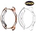 Price comparison product image CAVN Compatible with Samsung Galaxy Watch 42mm Bumper Case, 2-Pack Overall Protective Case TPU Flexible Protective Case Shell for Samsung galaxy watch 42mm SM-R810/SM-R815, Clear + Rosegold