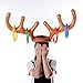 Price comparison product image DAYLIN 2PC Inflatable Reindeer Christmas Hat Antler Ring Toss Holiday Party Game Toys