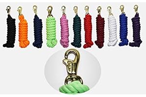 EquiSportsProducts Strick - Baumwolle - Trigger Bull SNAP - 300 cm (orange)