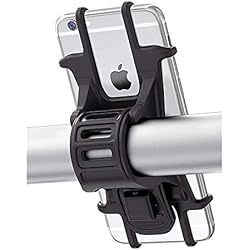 Bovon Soporte Movil Bicicleta, Soporte Universal Manillar de Silicona para Bicicleta de montaña y Motocicleta, Soporte para iPhone X 6 7 8 Plus, Samsung Galaxy S9 S8 Plus y 4.5"-6.0" Smartphones