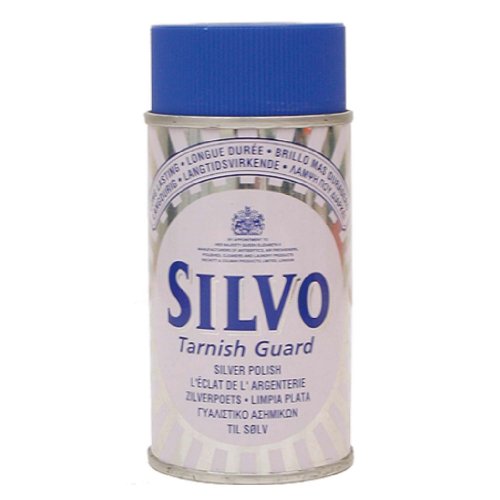 Silvo Tarnish Guard Metal Polish, All-Purpose Shine for Silver Gold Aluminum Chrome, 175ml