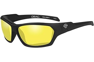 HARLEY-DAVIDSON Wiley X Drag Yellow okulary motocyklowe
