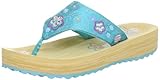 Modell: SPARKS-CORONET Skechers Mädchen Sparks Offene Sandalen mit Keilabsatz, Türkis (Turq), 33 EU