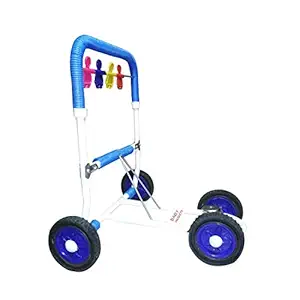 SHOPITRRA Baby Walker (Blue Coloured) for Kids First Step Baby Activity-Walker.