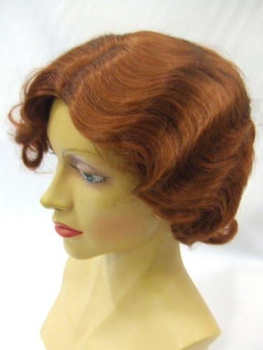 Laceys 1920's / 1930's Finger Wave Wig - 130 - Auburn. Charleston
