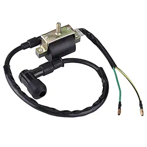 Ignition Coil, Ignition Accessories, Black Ignition Parts, Plastic Metal for Dirt Bike for Trail Bike