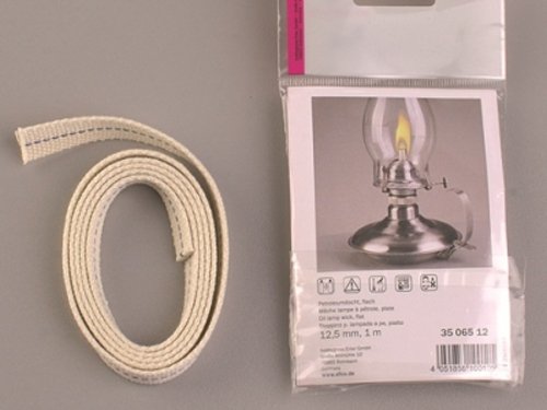 EFCO flach Öl Lampe Docht, 7 mm x 1 m